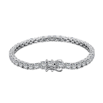 [Lumi Jewellery]Luxurious Ornate Round Cut Tennis Bracelet
