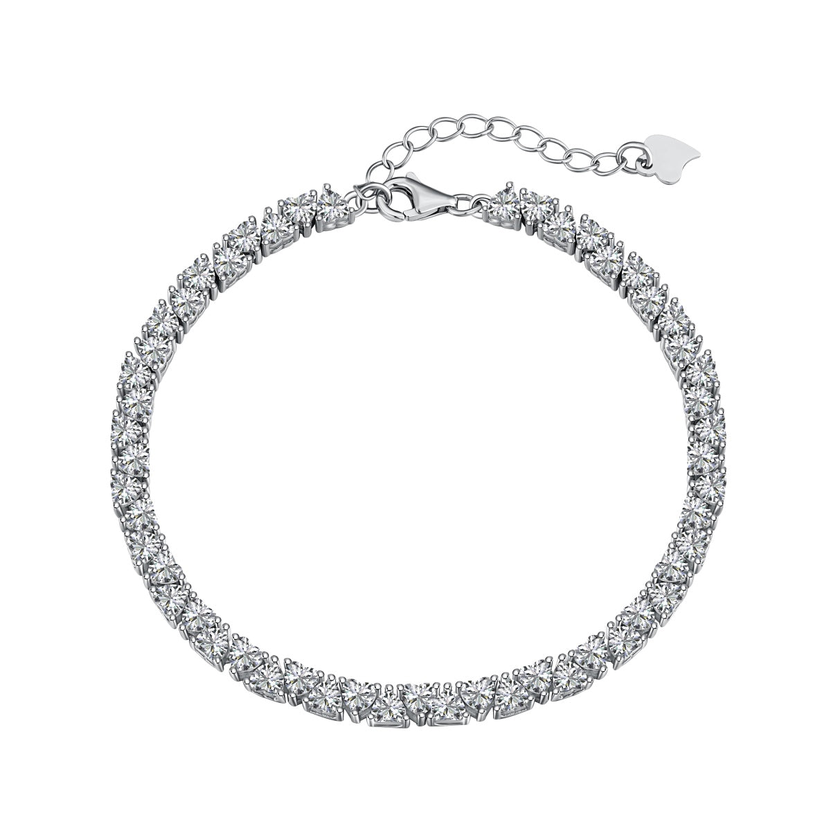 [Lumi Jewellery]Dazzling Romantic Heart Shape Lover Bracelet