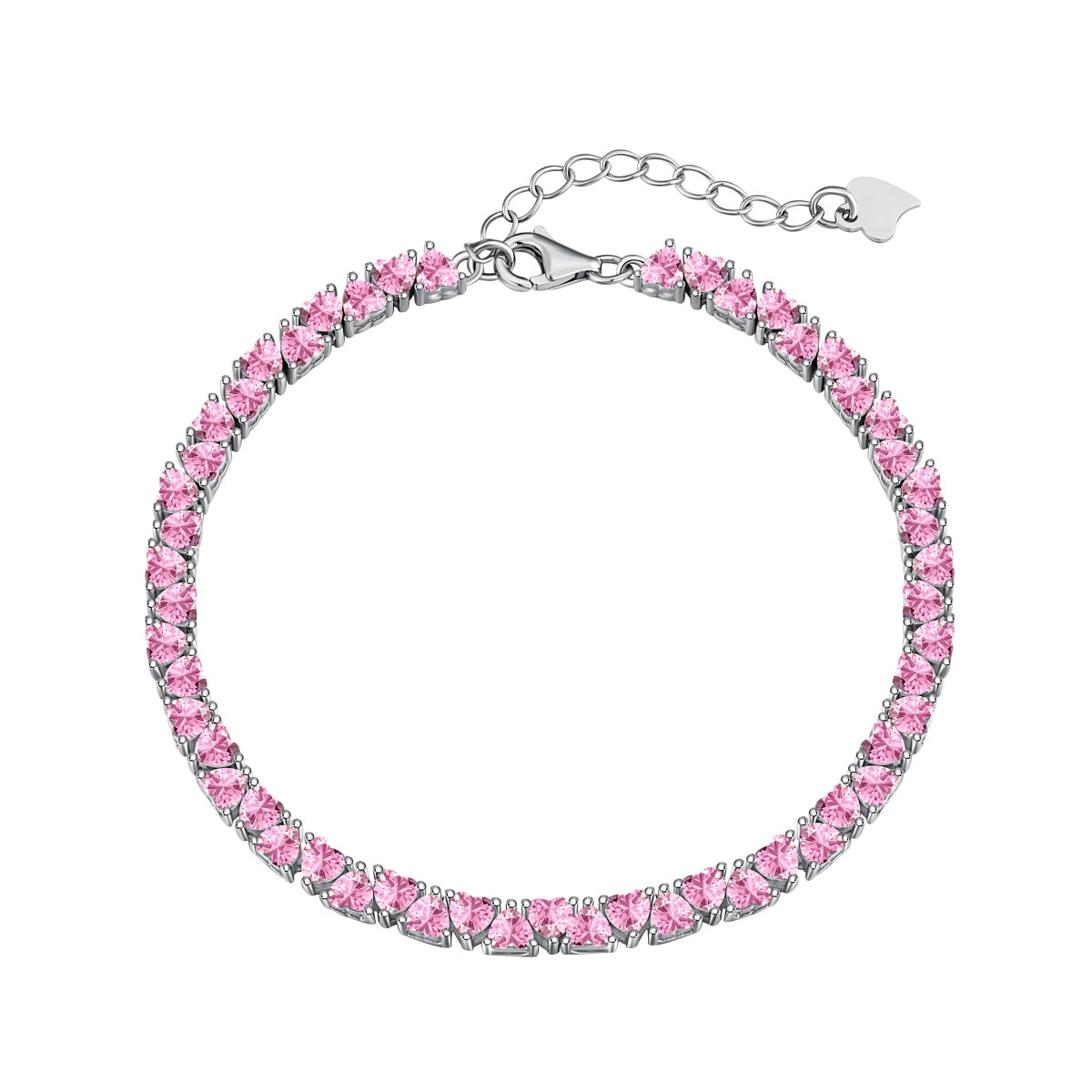 [Lumi Jewellery]Dazzling Romantic Heart Shape Lover Bracelet