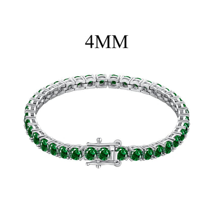 [Lumi Jewellery]Radiant Colorful Round Cut Party Bracelet