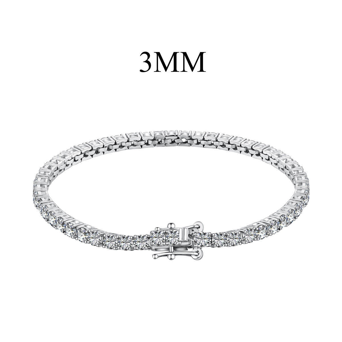 [Lumi Jewellery]Radiant Colorful Round Cut Party Bracelet