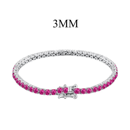 [Lumi Jewellery]Radiant Colorful Round Cut Party Bracelet