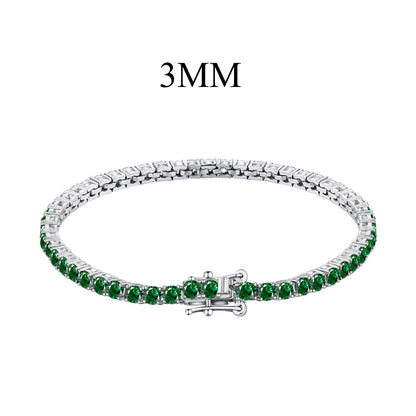 [Lumi Jewellery]Radiant Colorful Round Cut Party Bracelet