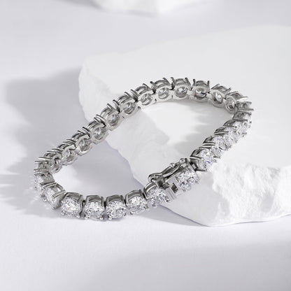 [Lumi Jewellery]0.75 Carat Dazzling Round Cut Wedding Bracelet