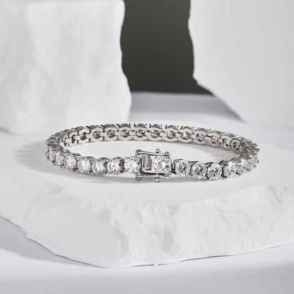 [Lumi Jewellery]Ornate Sparkling Round Cut Wedding Bracelet