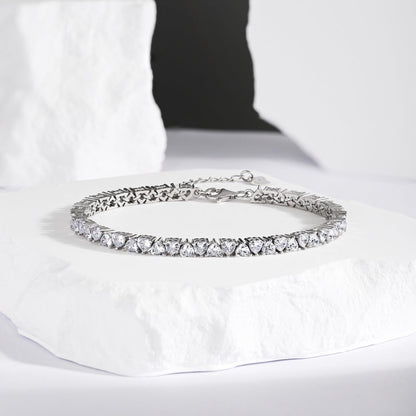 [Lumi Jewellery]Dazzling Romantic Heart Shape Lover Bracelet