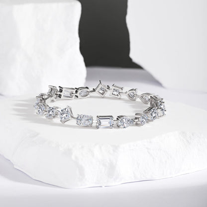 [Lumi Jewellery]Unique Exquisite Multi Cut Daily Bracelet