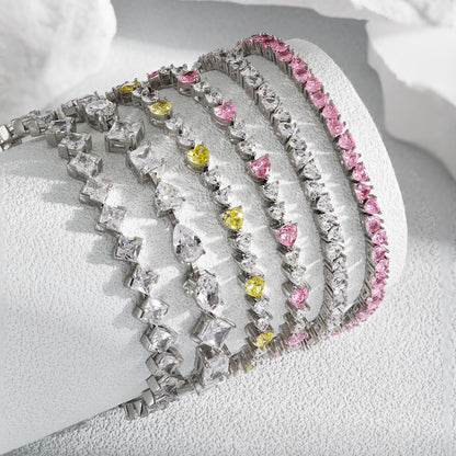[Lumi Jewellery]Unique Exquisite Multi Cut Daily Bracelet