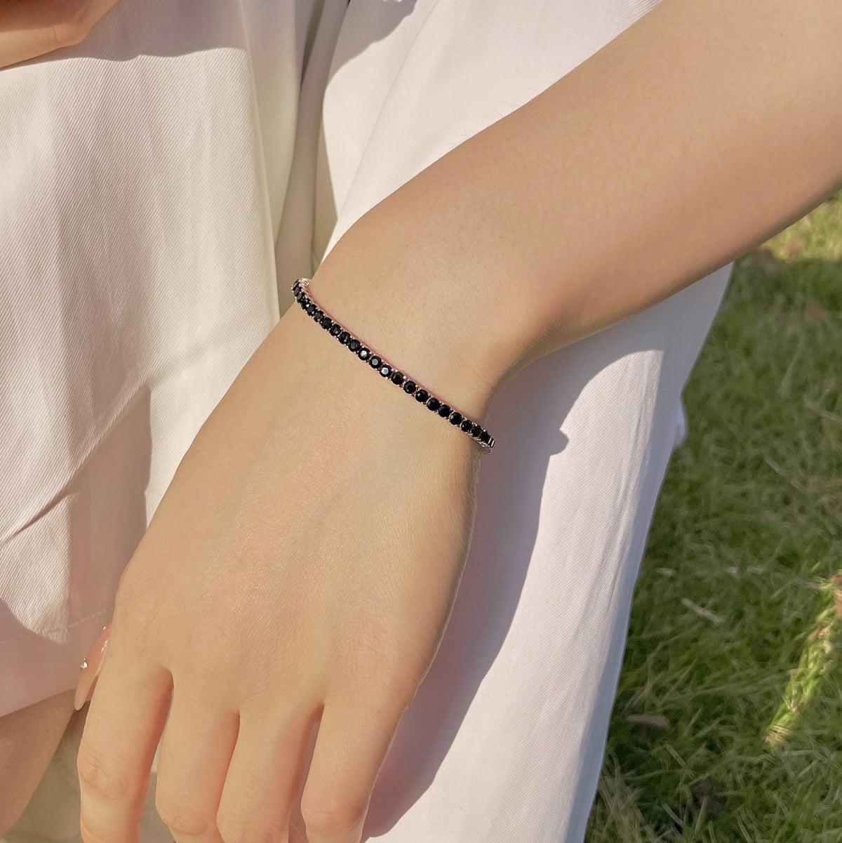 [Lumi Jewellery]Radiant Colorful Round Cut Party Bracelet
