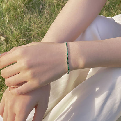 [Lumi Jewellery]Radiant Colorful Round Cut Party Bracelet