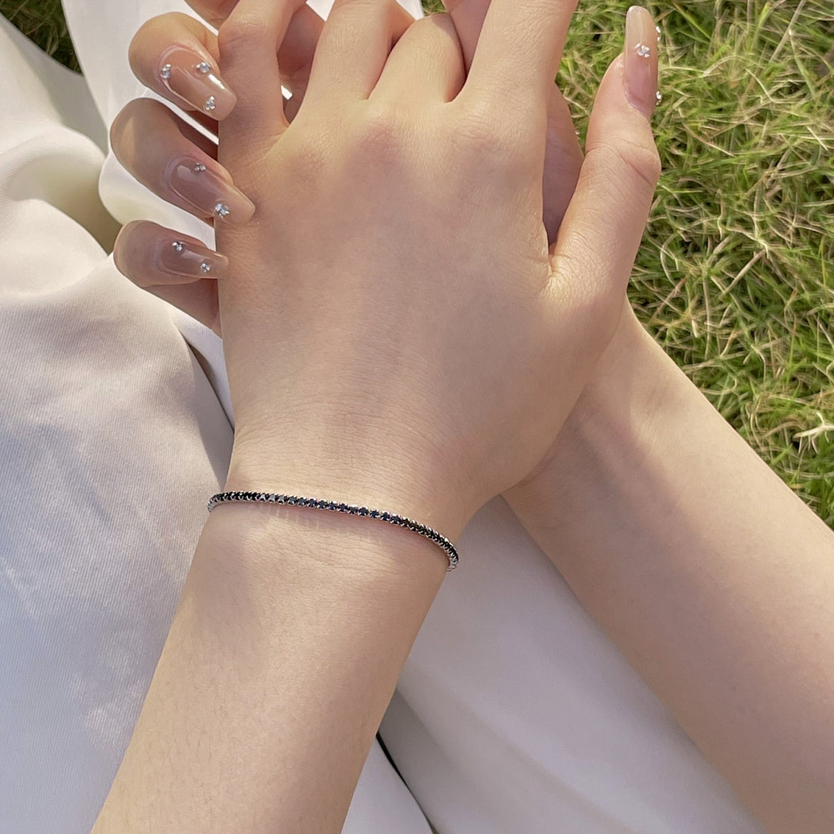 [Lumi Jewellery]Radiant Colorful Round Cut Party Bracelet
