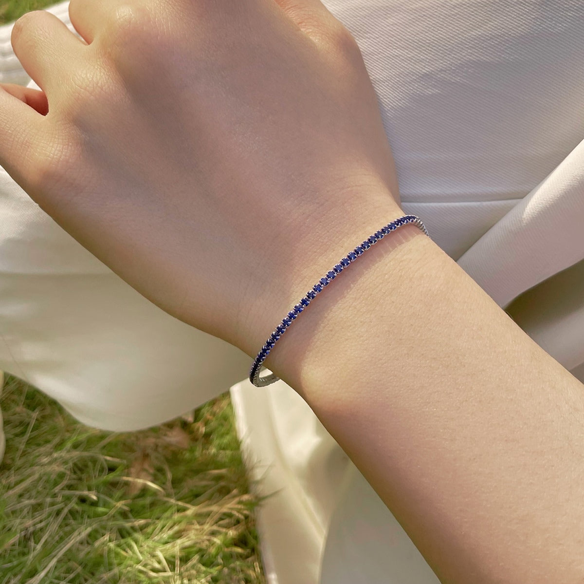 [Lumi Jewellery]Radiant Colorful Round Cut Party Bracelet