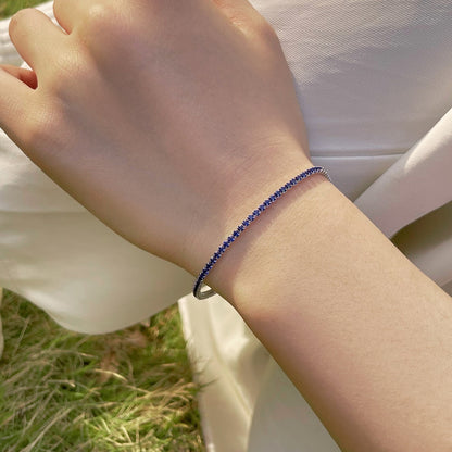 [Lumi Jewellery]Radiant Colorful Round Cut Party Bracelet