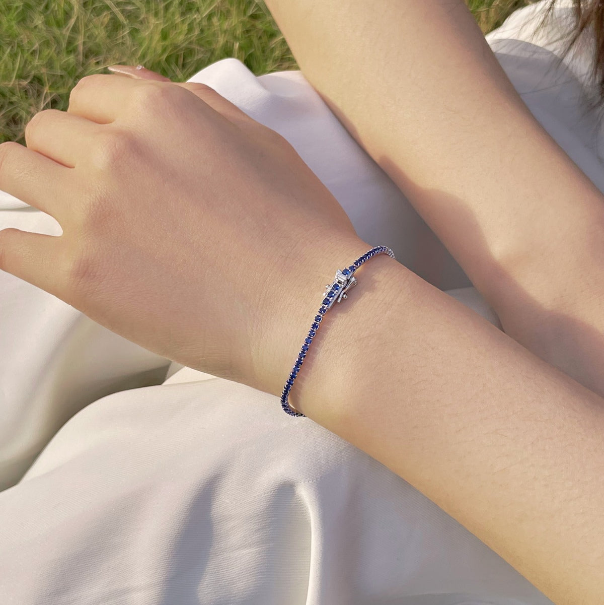[Lumi Jewellery]Radiant Colorful Round Cut Party Bracelet