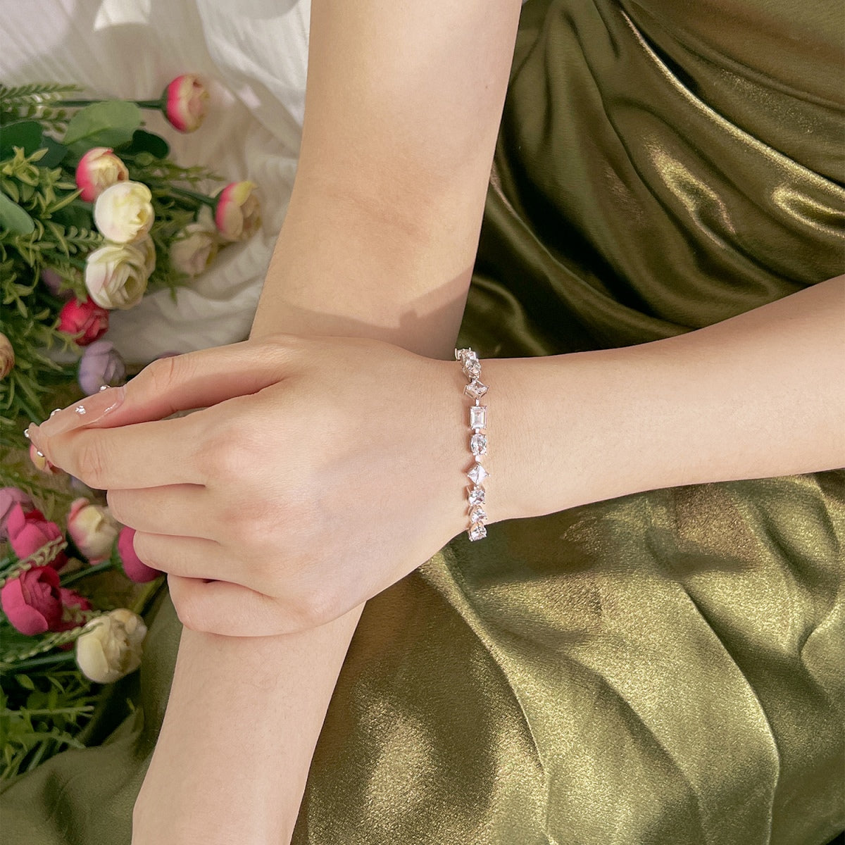 [Lumi Jewellery]Unique Exquisite Multi Cut Daily Bracelet