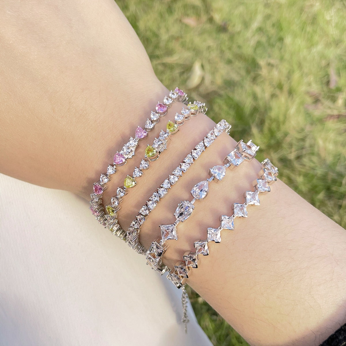 [Lumi Jewellery]Unique Exquisite Multi Cut Daily Bracelet