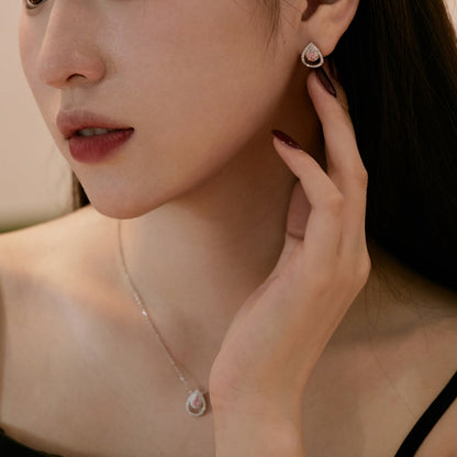 [Lumi Jewellery]Sparkling Delicate Water Drop Shape Daily Earrings