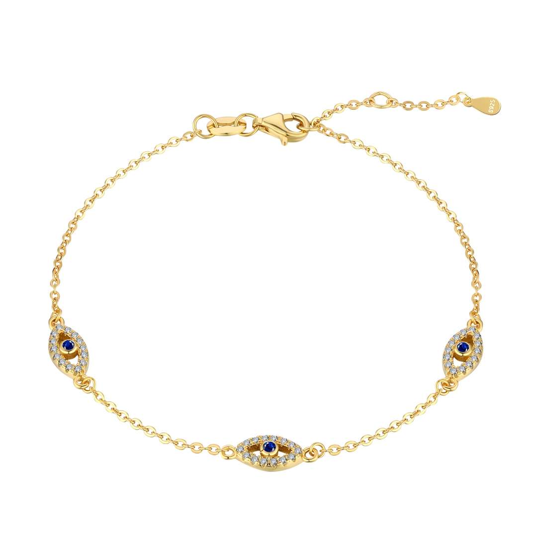 [Lumi Jewellery]Evil Eye Shape Pendent Necklace