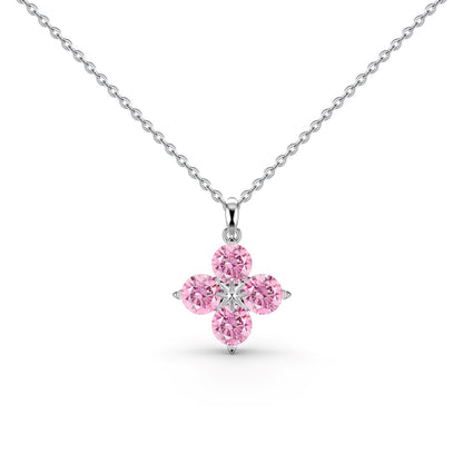 [Lumi Jewellery]Four-Leaf Clover And Eight-Pointed Star Necklace