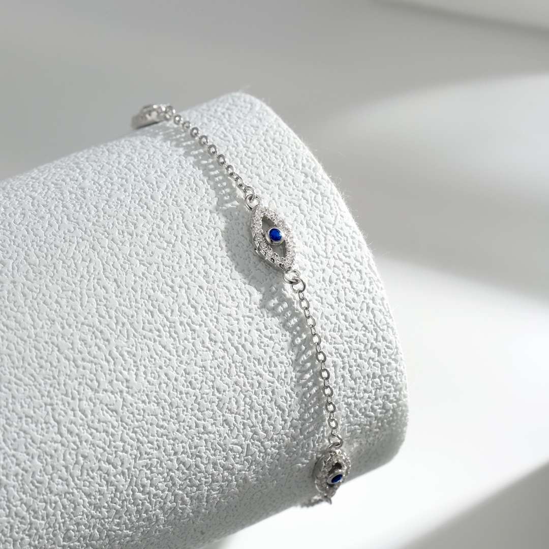 [Lumi Jewellery]Evil Eye Shape Pendent Necklace