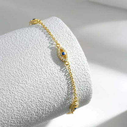 [Lumi Jewellery]Evil Eye Shape Pendent Necklace