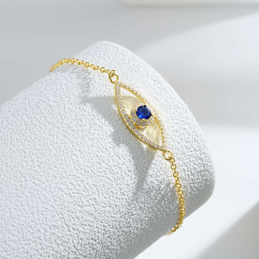 [Lumi Jewellery]Devil's Eye Hollow Design Bracelet