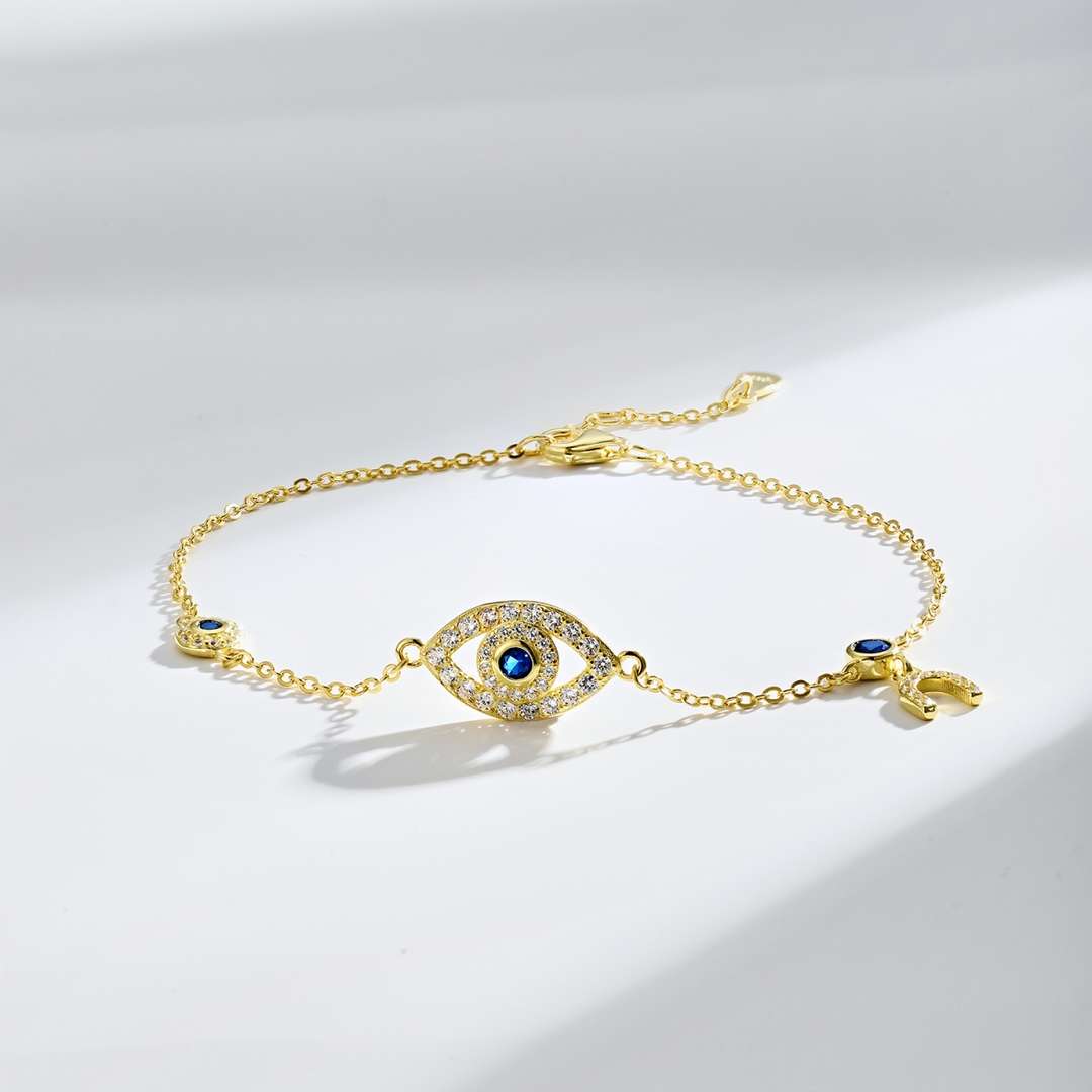 [Lumi Jewellery]Dainty Eye Shape Necklace