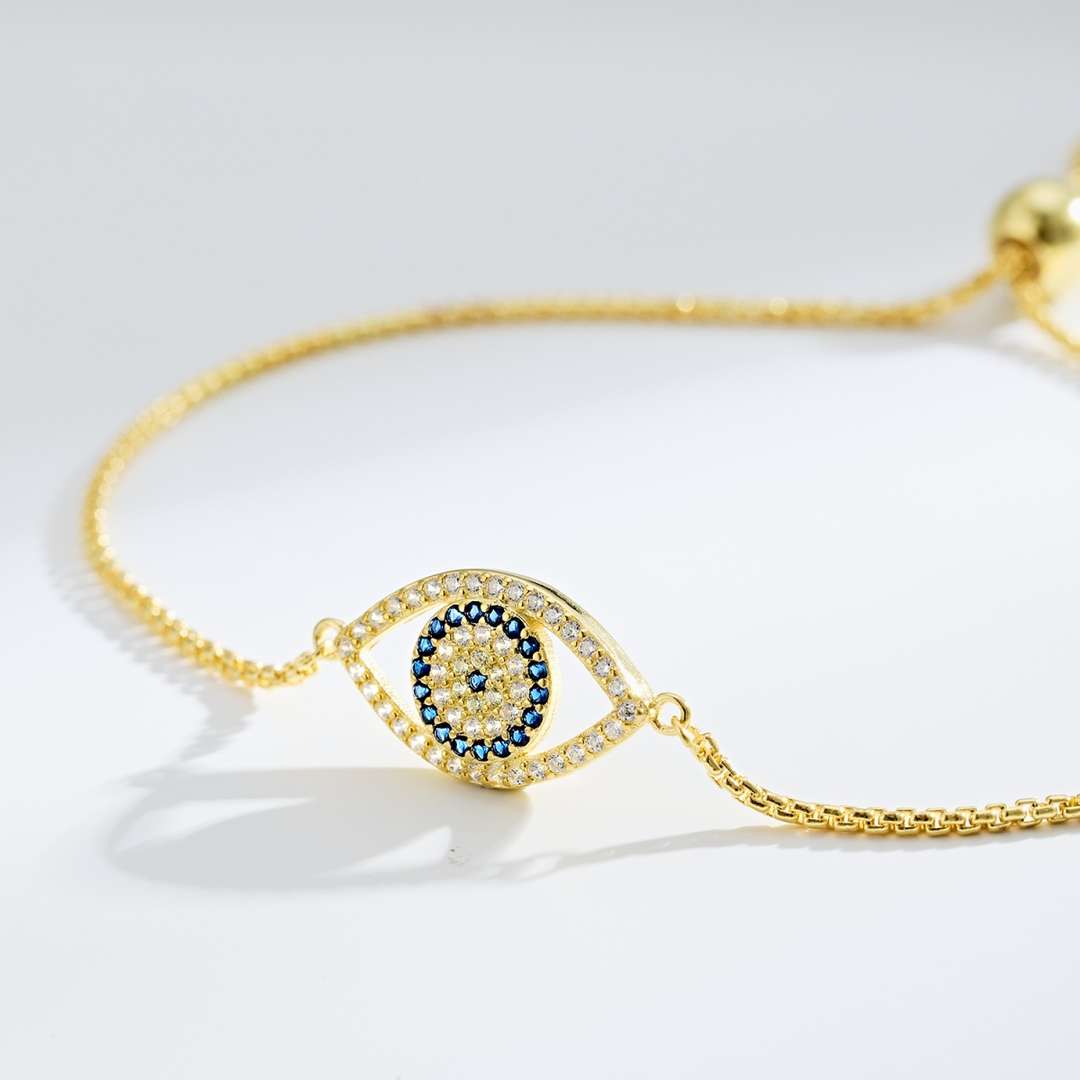 [Lumi Jewellery]Dazzling Eye Shape Necklace