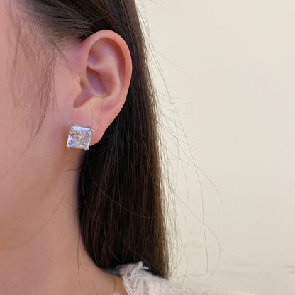 [Lumi Jewellery]Delicate Square Shape Earrings