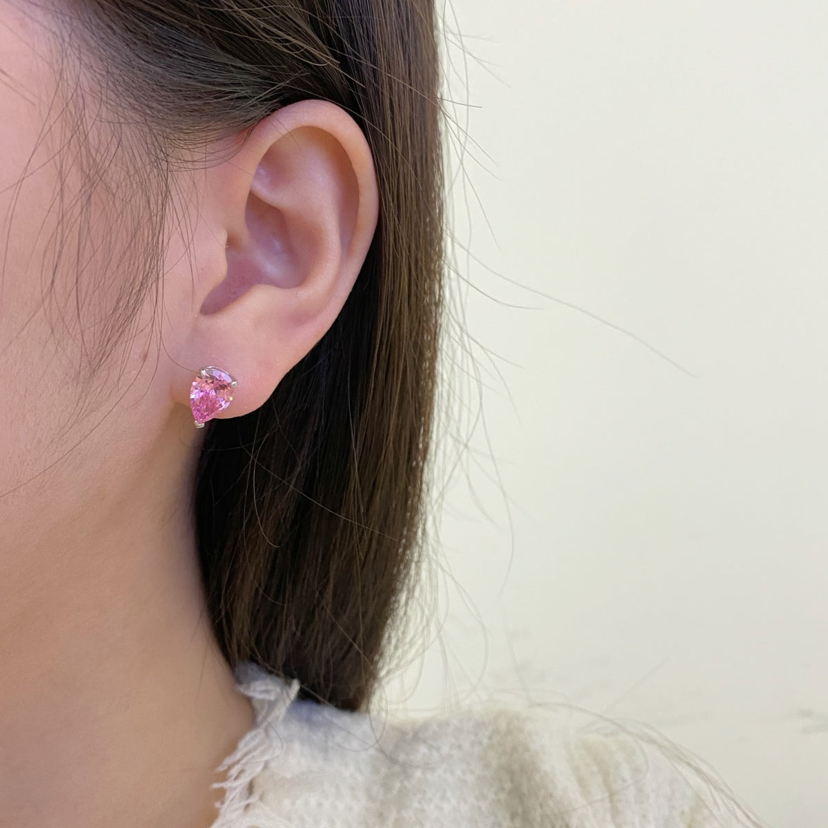[Lumi Jewellery]Ornate Water Drop Shape Earrings
