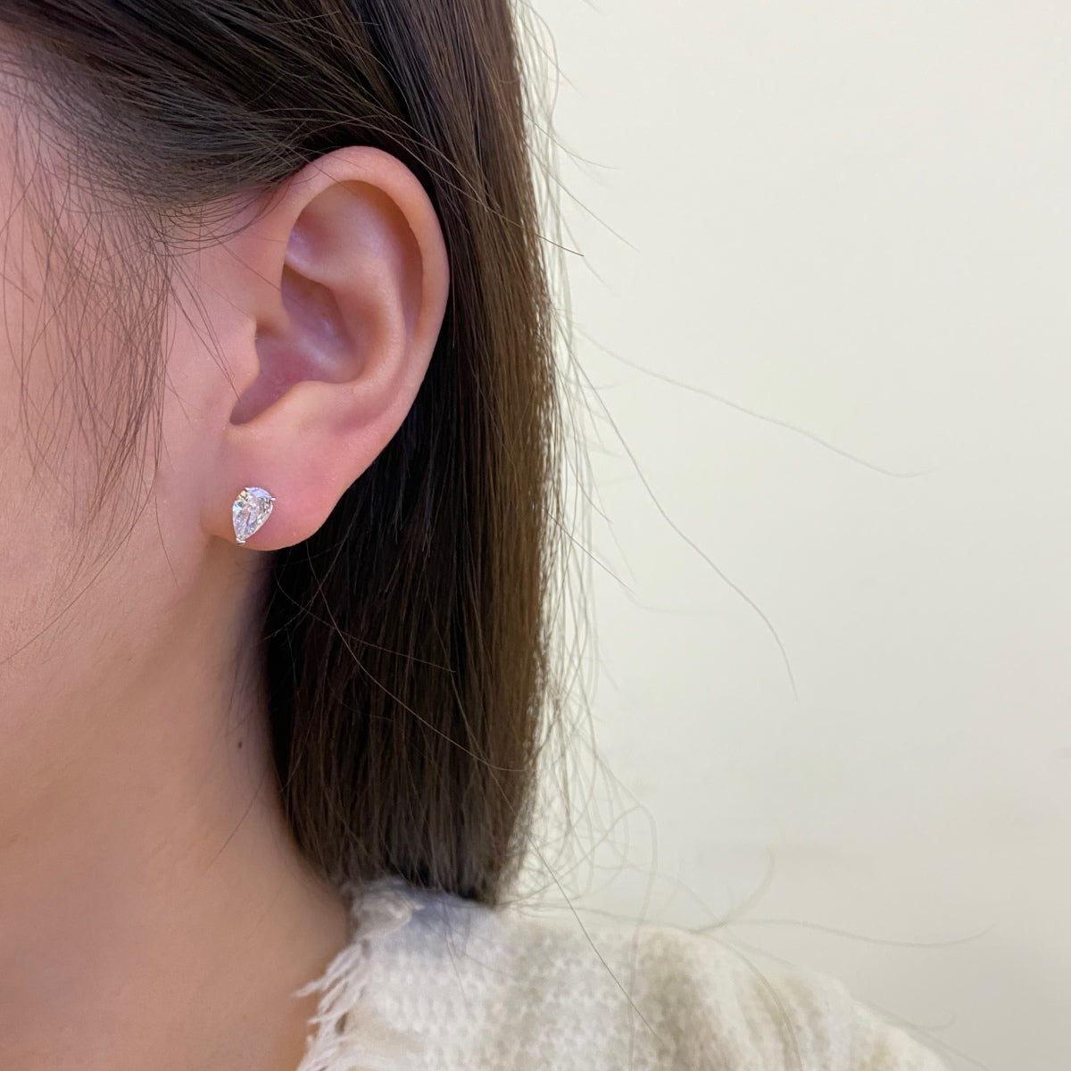[Lumi Jewellery]Ornate Water Drop Shape Earrings