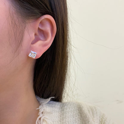 [Lumi Jewellery]Ornate Square Shape Earrings