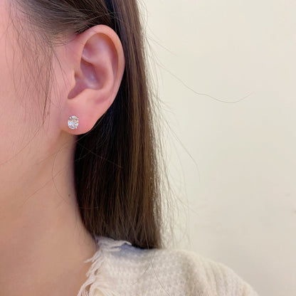 [Lumi Jewellery]Oval Classic Dignified Elegant Earrings