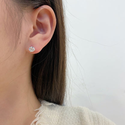 [Lumi Jewellery]Dainty Round Shape Earrings