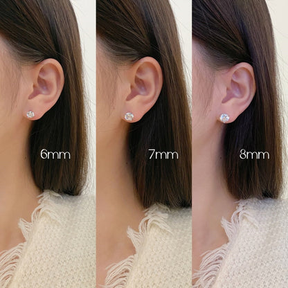 [Lumi Jewellery]Dainty Round Shape Earrings
