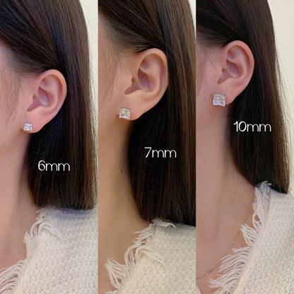 [Lumi Jewellery]Delicate Square Shape Earrings