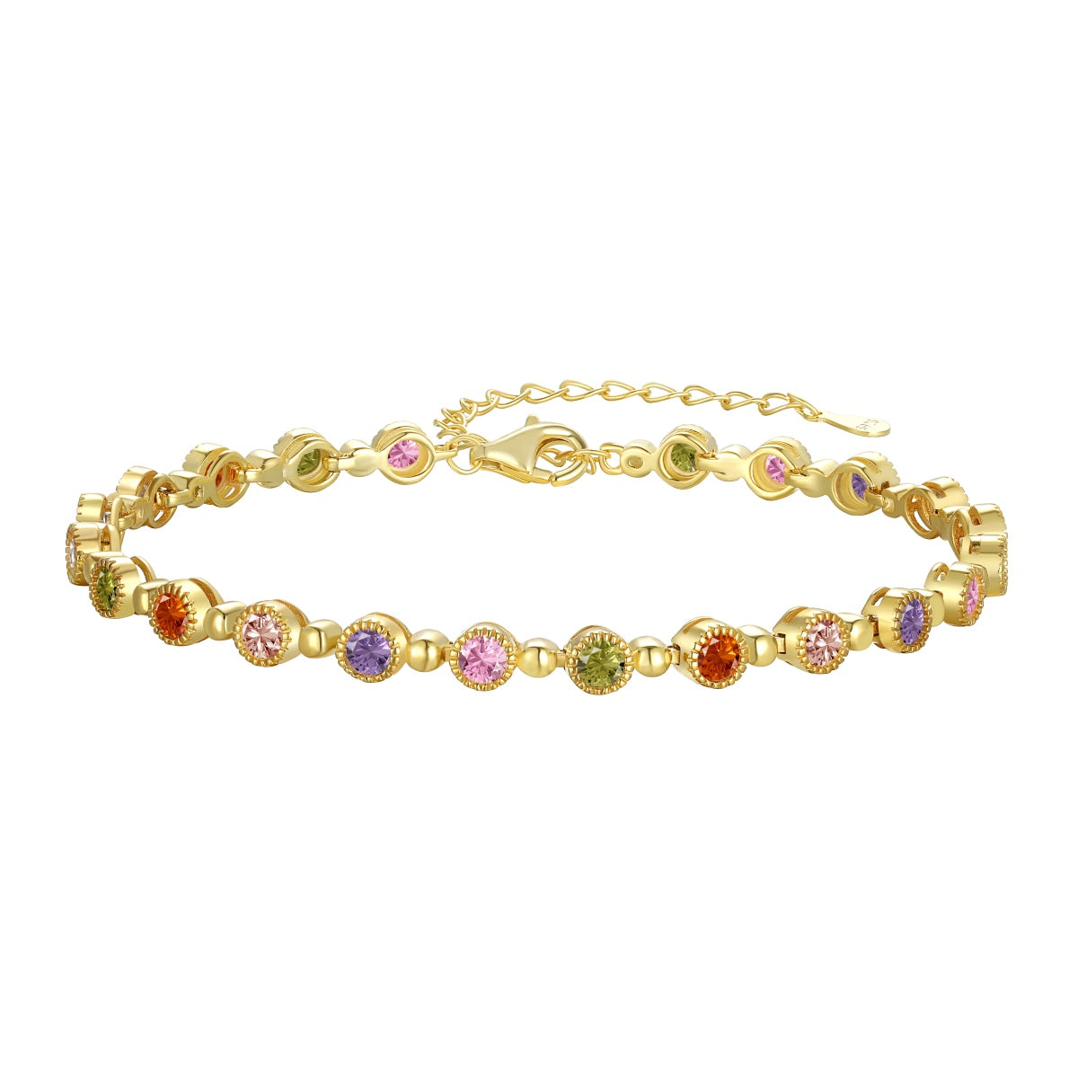 [Lumi Jewellery]Sparkling Exquisite Round Cut Party Bracelet