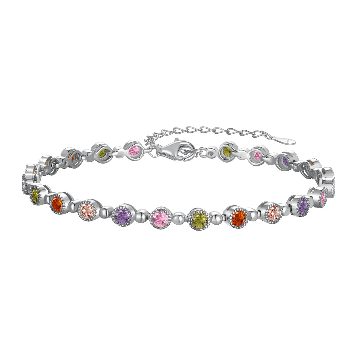 [Lumi Jewellery]Sparkling Exquisite Round Cut Party Bracelet