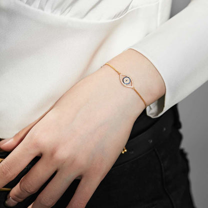 [Lumi Jewellery]Dazzling Eye Shape Necklace