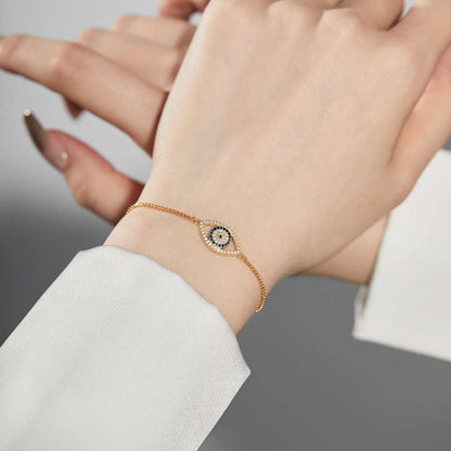 [Lumi Jewellery]Dazzling Eye Shape Necklace