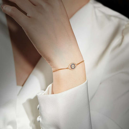 [Lumi Jewellery]Dazzling Eye Shape Necklace