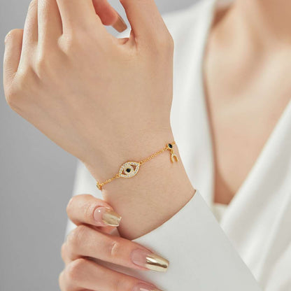 [Lumi Jewellery]Dainty Eye Shape Necklace