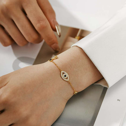 [Lumi Jewellery]Dainty Eye Shape Necklace