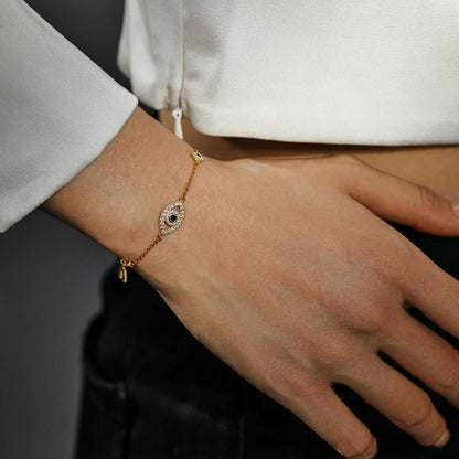 [Lumi Jewellery]Dainty Eye Shape Necklace
