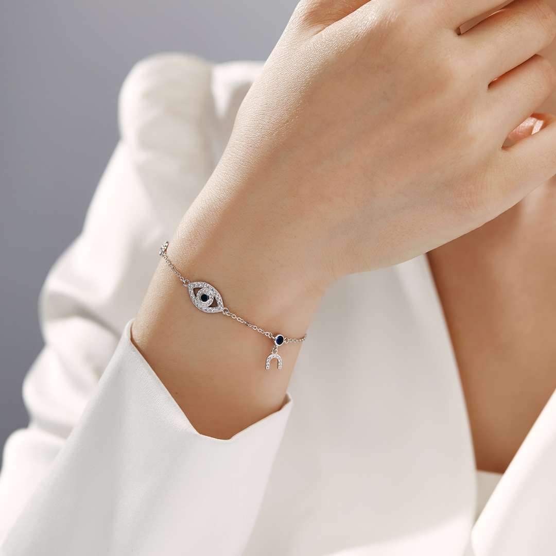 [Lumi Jewellery]Dainty Eye Shape Necklace