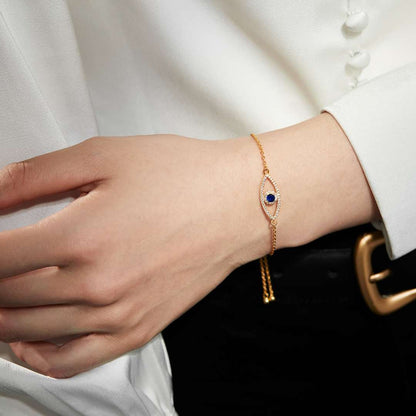 [Lumi Jewellery]Devil's Eye Hollow Design Bracelet