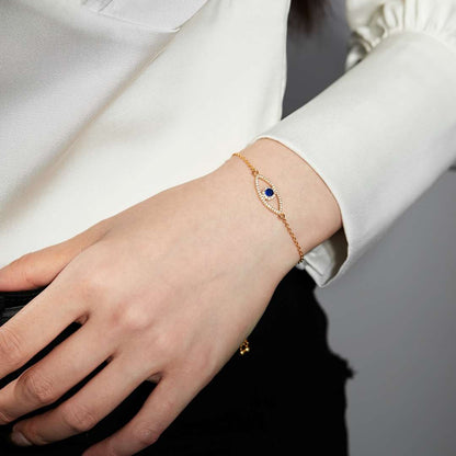 [Lumi Jewellery]Devil's Eye Hollow Design Bracelet