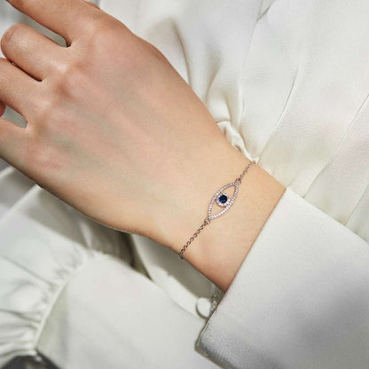 [Lumi Jewellery]Devil's Eye Hollow Design Bracelet