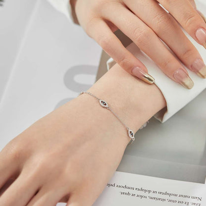 [Lumi Jewellery]Evil Eye Shape Pendent Necklace
