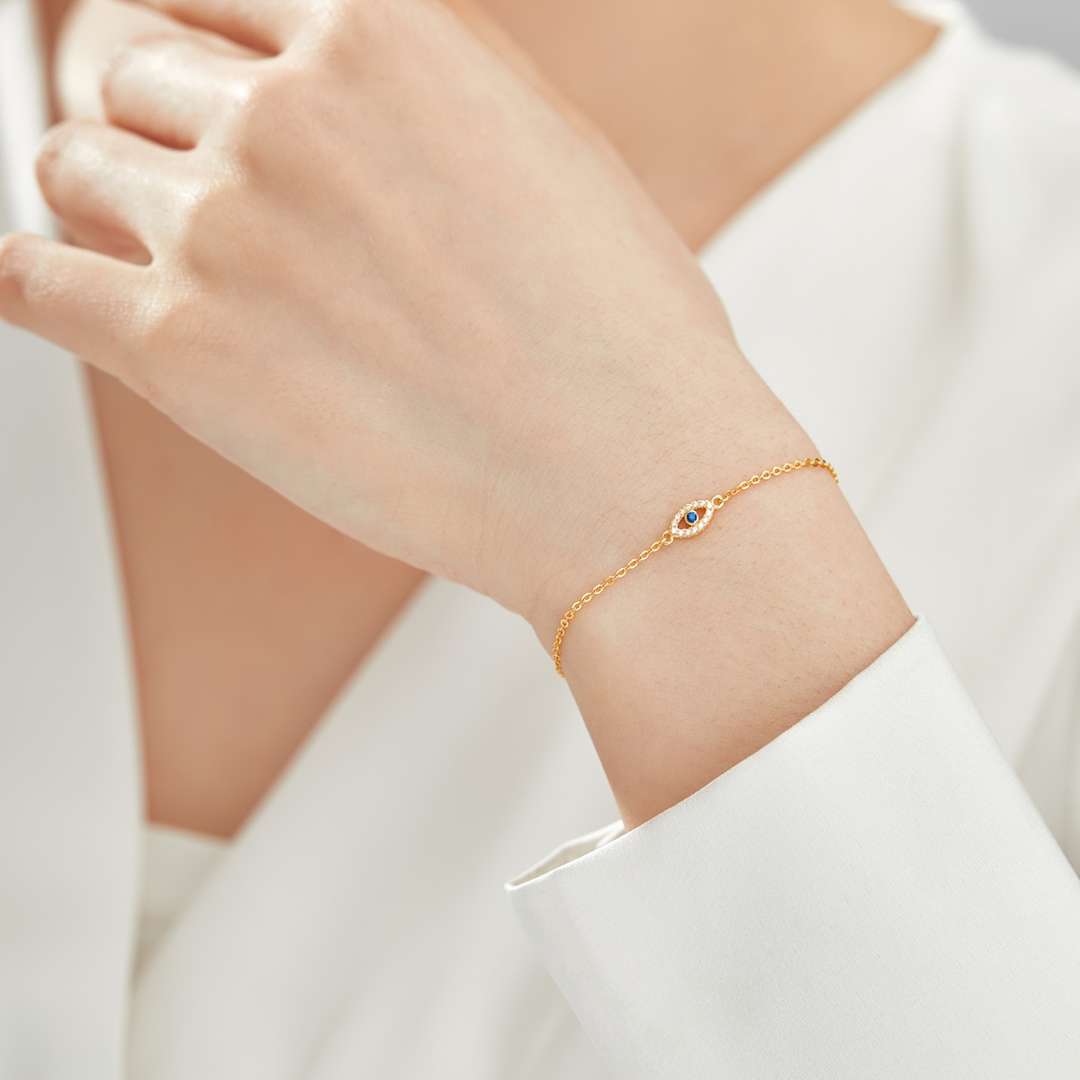 [Lumi Jewellery]Evil Eye Shape Necklace
